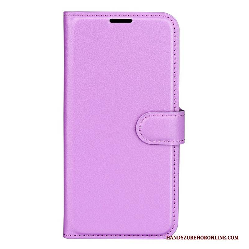 Lederhüllen Für Samsung Galaxy S25 5g Klassisches Litschi-kunstleder