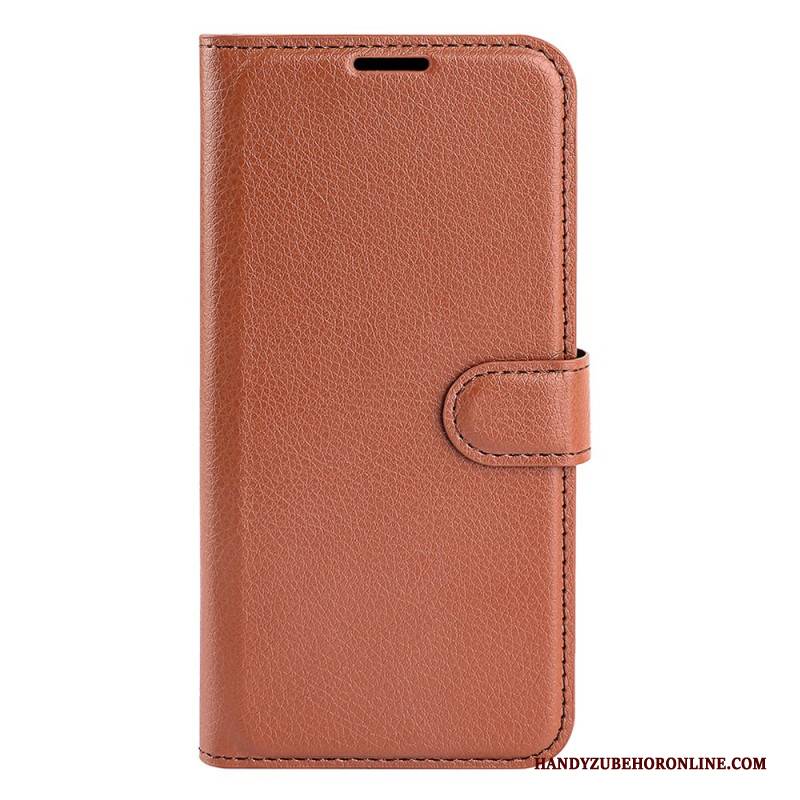 Lederhüllen Für Samsung Galaxy S25 5g Klassisches Litschi-kunstleder