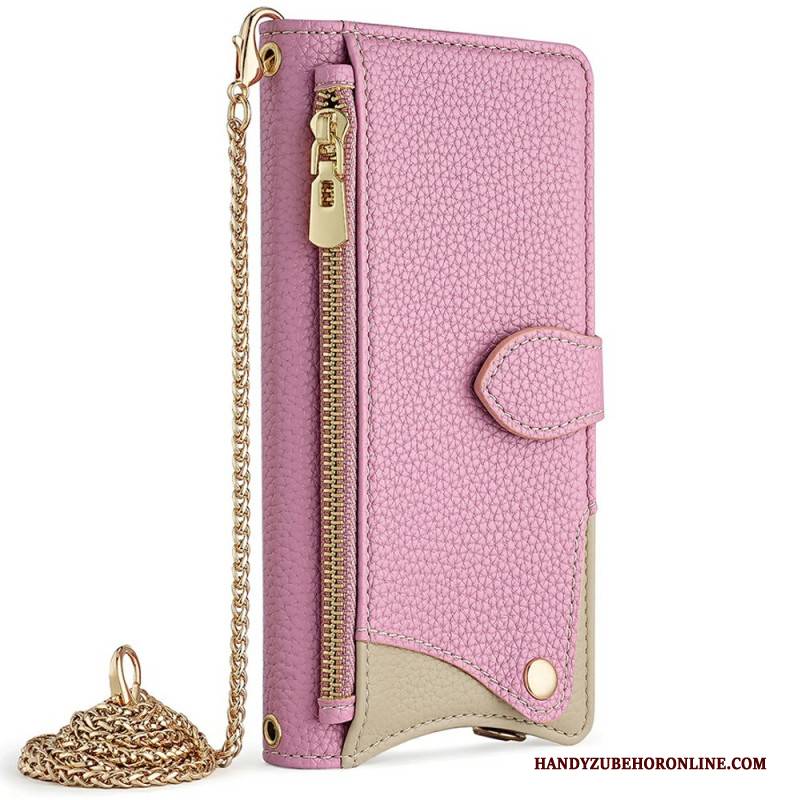 Lederhüllen Für Samsung Galaxy S25 5g Spiegel Und Kette