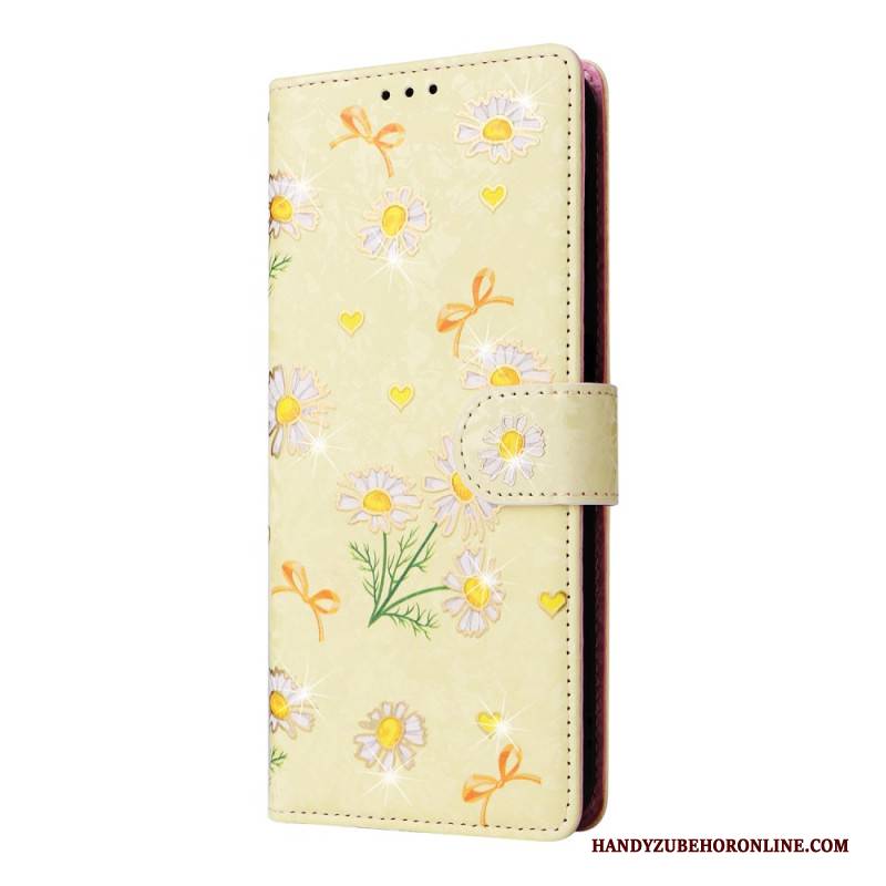 Lederhüllen Für Samsung Galaxy S25 Fe Blumenmuster