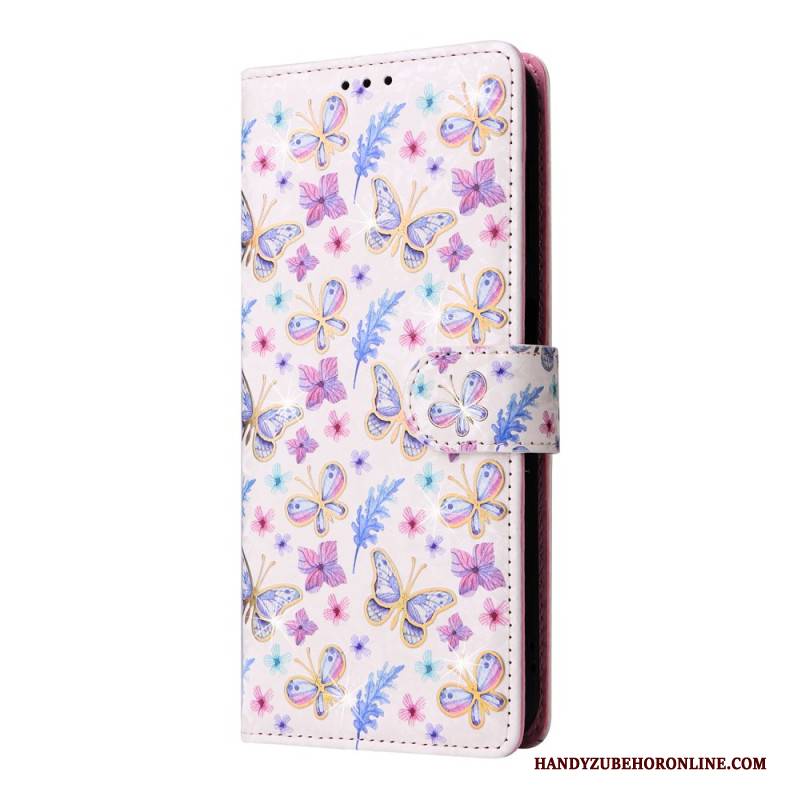 Lederhüllen Für Samsung Galaxy S25 Fe Blumenmuster