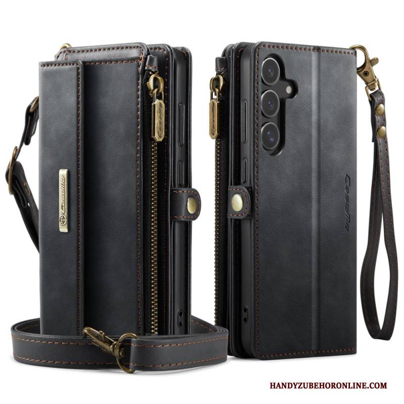 Lederhüllen Für Samsung Galaxy S25 Fe Caseme-geldbörse