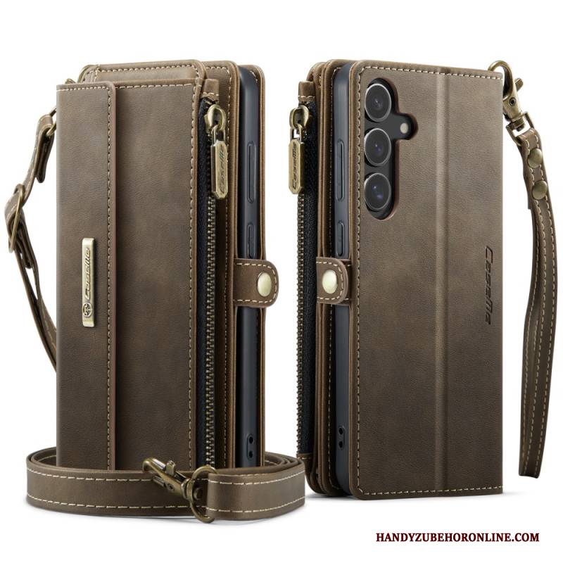 Lederhüllen Für Samsung Galaxy S25 Fe Caseme-geldbörse