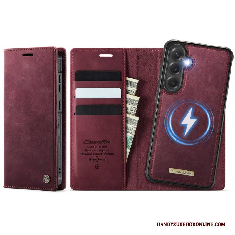 Lederhüllen Für Samsung Galaxy S25 Fe Geldbörse Mit Abnehmbarer Rfid-hülle