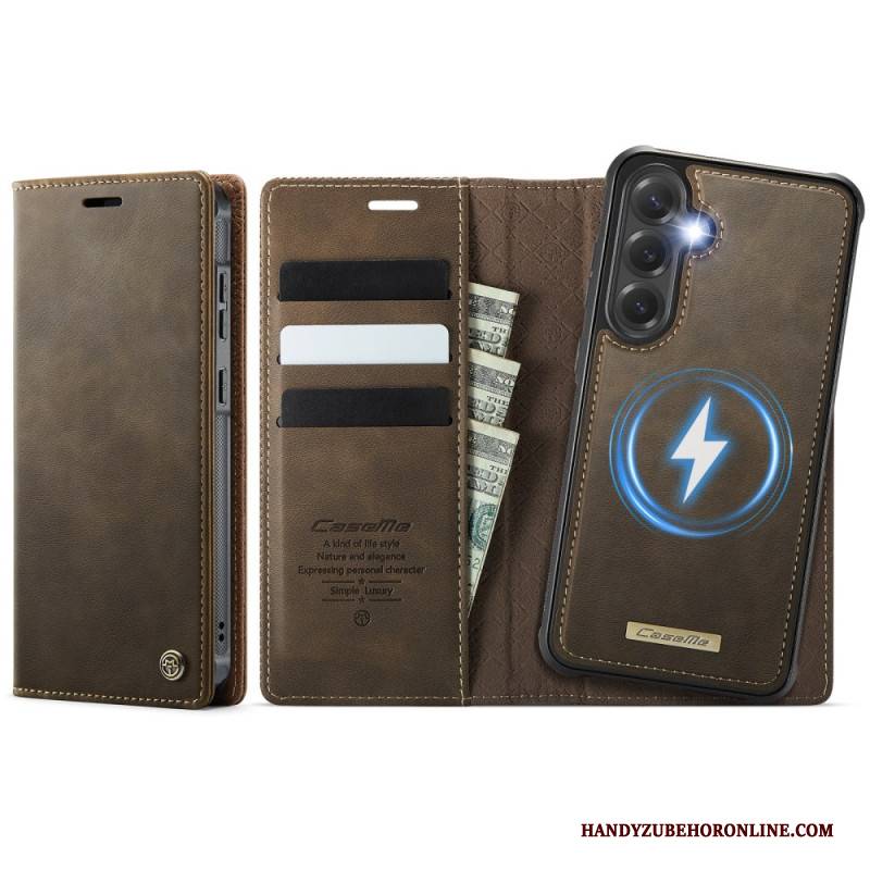 Lederhüllen Für Samsung Galaxy S25 Fe Geldbörse Mit Abnehmbarer Rfid-hülle