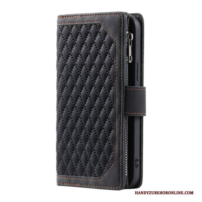 Lederhüllen Für Samsung Galaxy S25 Fe Gesteppt