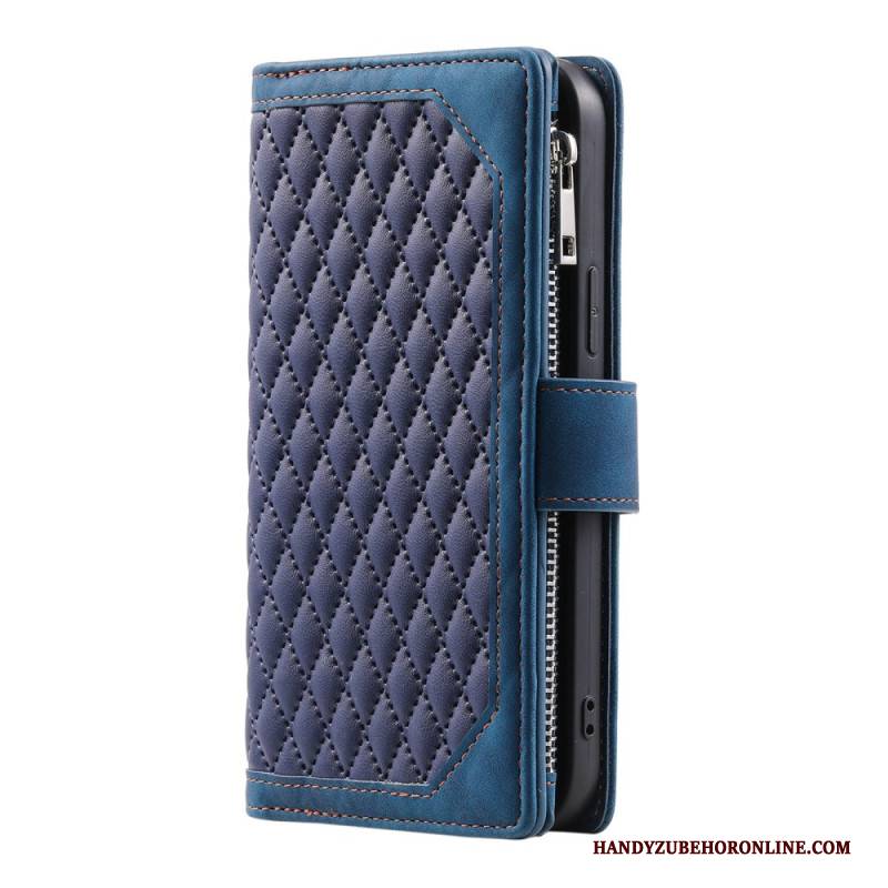 Lederhüllen Für Samsung Galaxy S25 Fe Gesteppt