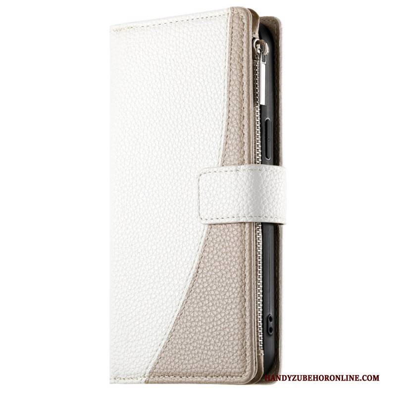 Lederhüllen Für Samsung Galaxy S25 Fe Ledergeldbörse Mit Reißverschluss Und Riemen