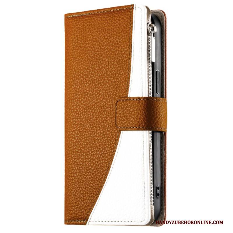 Lederhüllen Für Samsung Galaxy S25 Fe Ledergeldbörse Mit Reißverschluss Und Riemen