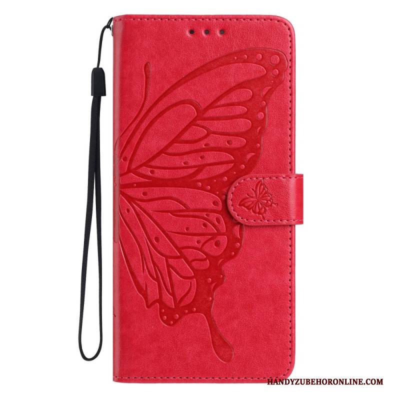 Lederhüllen Für Samsung Galaxy S25 Fe Schmetterlingsmotiv