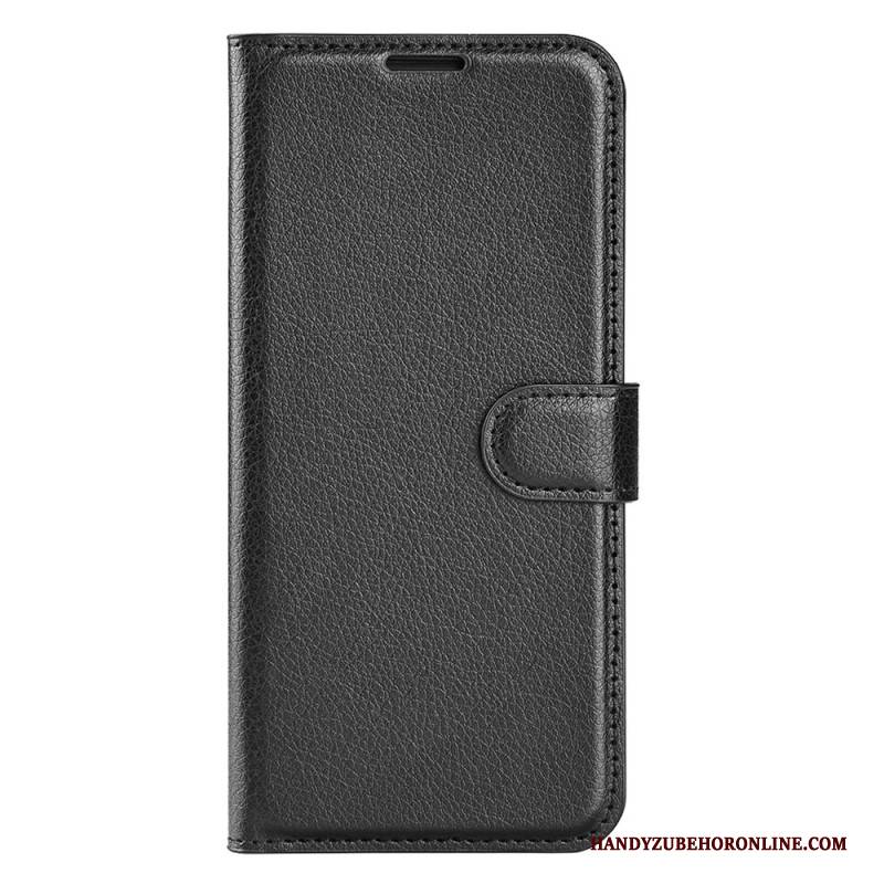 Lederhüllen Für Samsung Galaxy S25 Plus 5g Klassisches Litschi-kunstleder