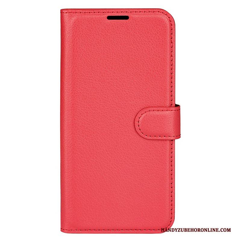 Lederhüllen Für Samsung Galaxy S25 Plus 5g Klassisches Litschi-kunstleder