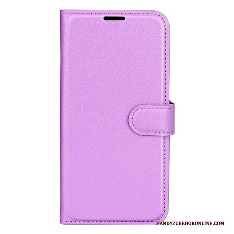 Lederhüllen Für Samsung Galaxy S25 Plus 5g Klassisches Litschi-kunstleder