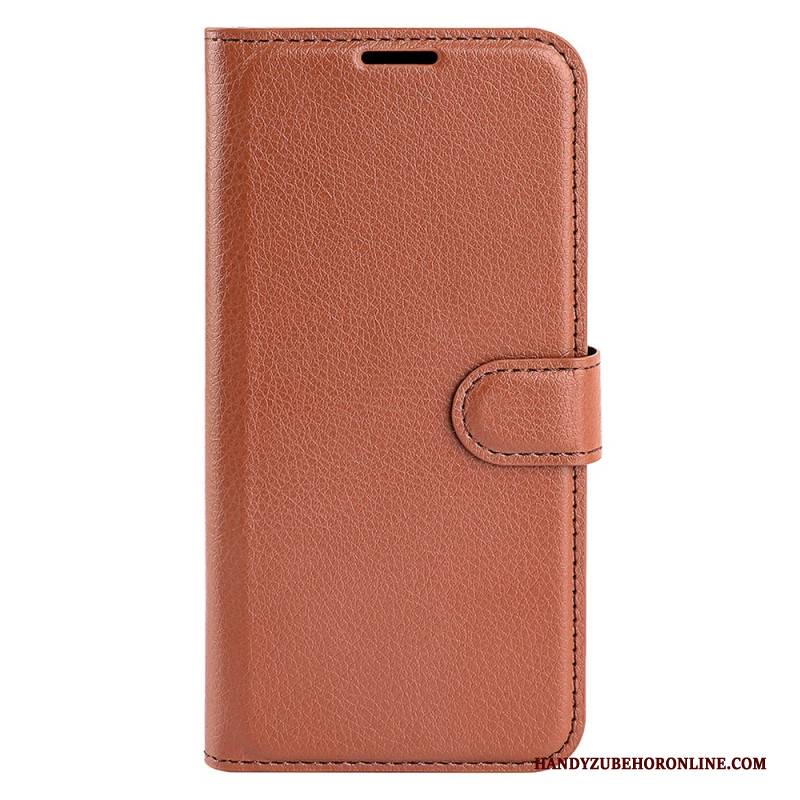 Lederhüllen Für Samsung Galaxy S25 Plus 5g Klassisches Litschi-kunstleder