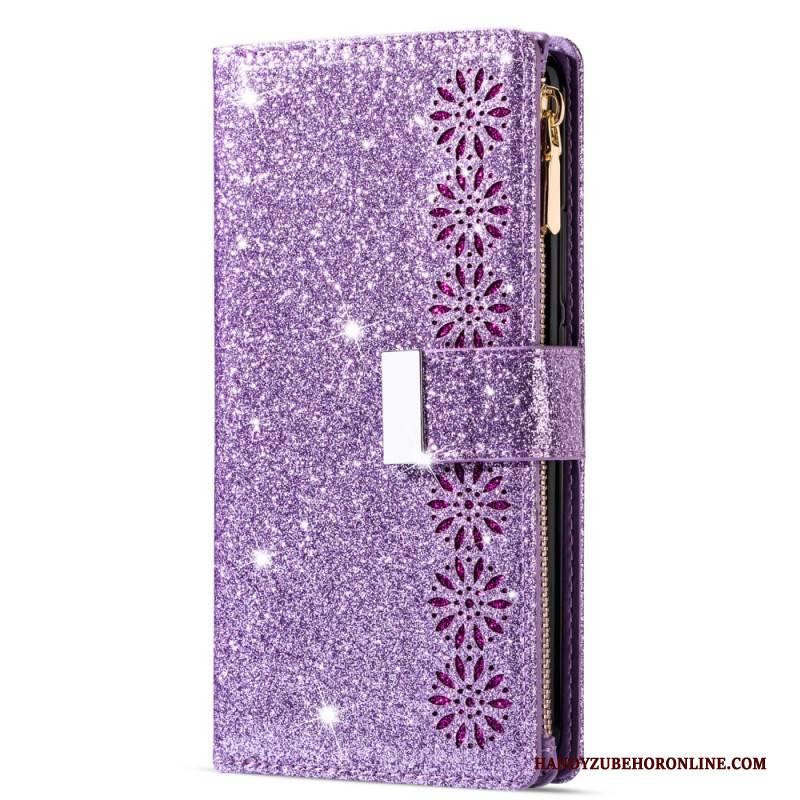 Lederhüllen Für Samsung Galaxy S25 Plus 5g Pailletten-portemonnaie