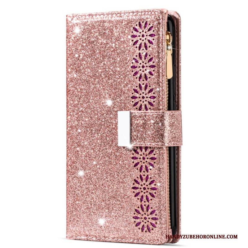 Lederhüllen Für Samsung Galaxy S25 Plus 5g Pailletten-portemonnaie