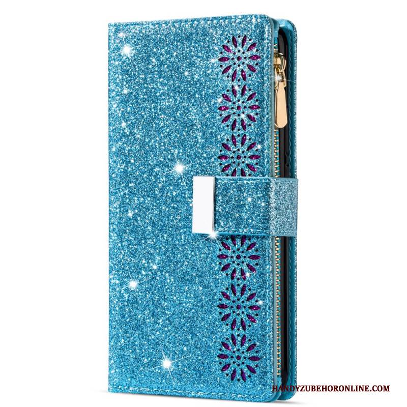 Lederhüllen Für Samsung Galaxy S25 Plus 5g Pailletten-portemonnaie