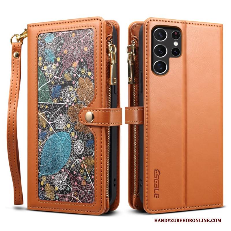 Lederhüllen Für Samsung Galaxy S25 Ultra 5g Galaxy-serie Eseble