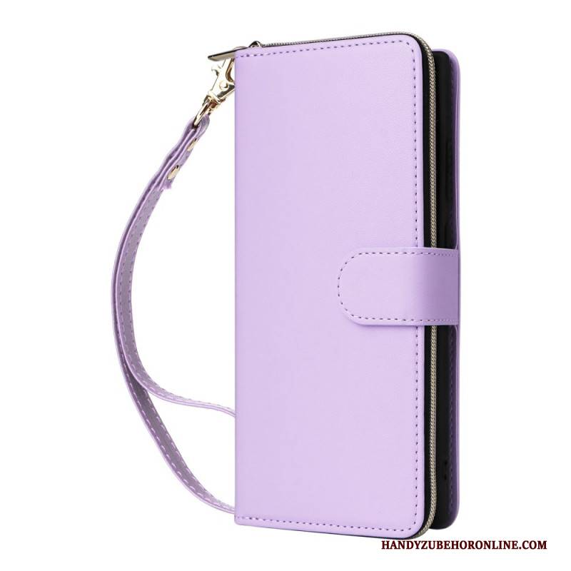 Lederhüllen Für Samsung Galaxy S25 Ultra 5g Geldbörse Mit 9 Kartenfächern Und Riemen