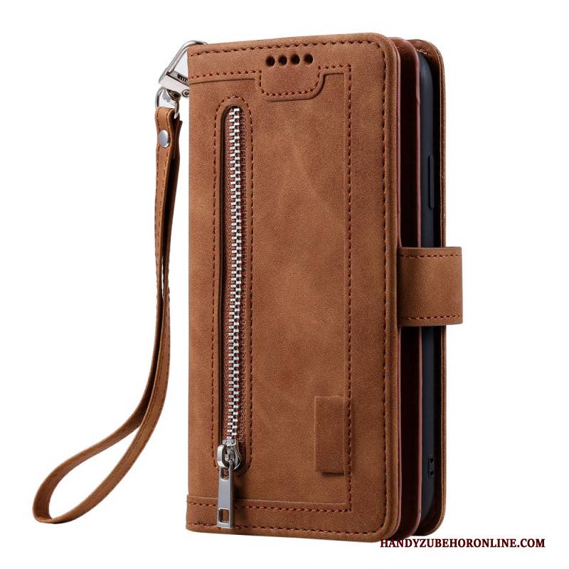 Lederhüllen Für Samsung Galaxy S25 Ultra 5g Reißverschluss-geldbörse