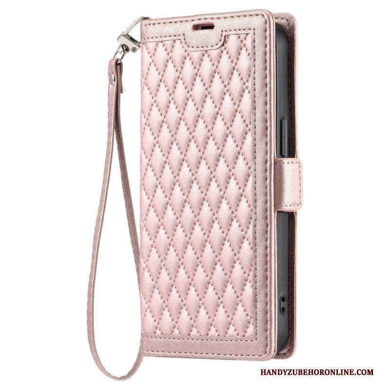 Lederhüllen Für Samsung Galaxy S26 Gesteppt Mit Riemen