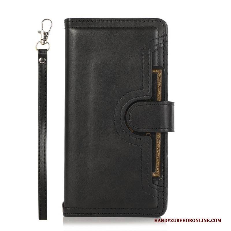 Lederhüllen Für Samsung Galaxy S26 Magnetische Geldbörse Mit Lanyard