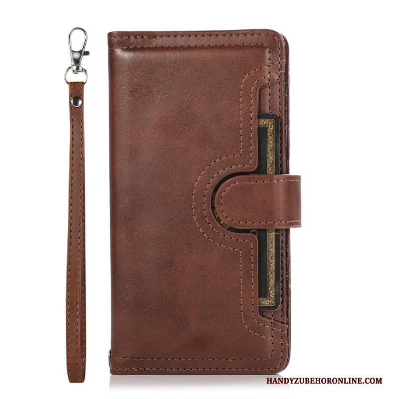 Lederhüllen Für Samsung Galaxy S26 Magnetische Geldbörse Mit Lanyard