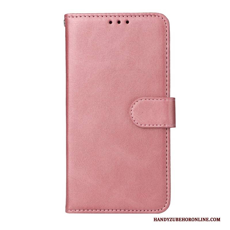 Lederhüllen Für Samsung Galaxy S26 Plus Glattes Kunstleder