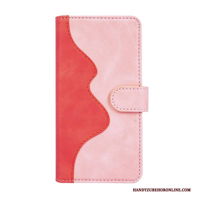 Lederhüllen Für Samsung Galaxy S26 Plus Zweifarbige Grafik