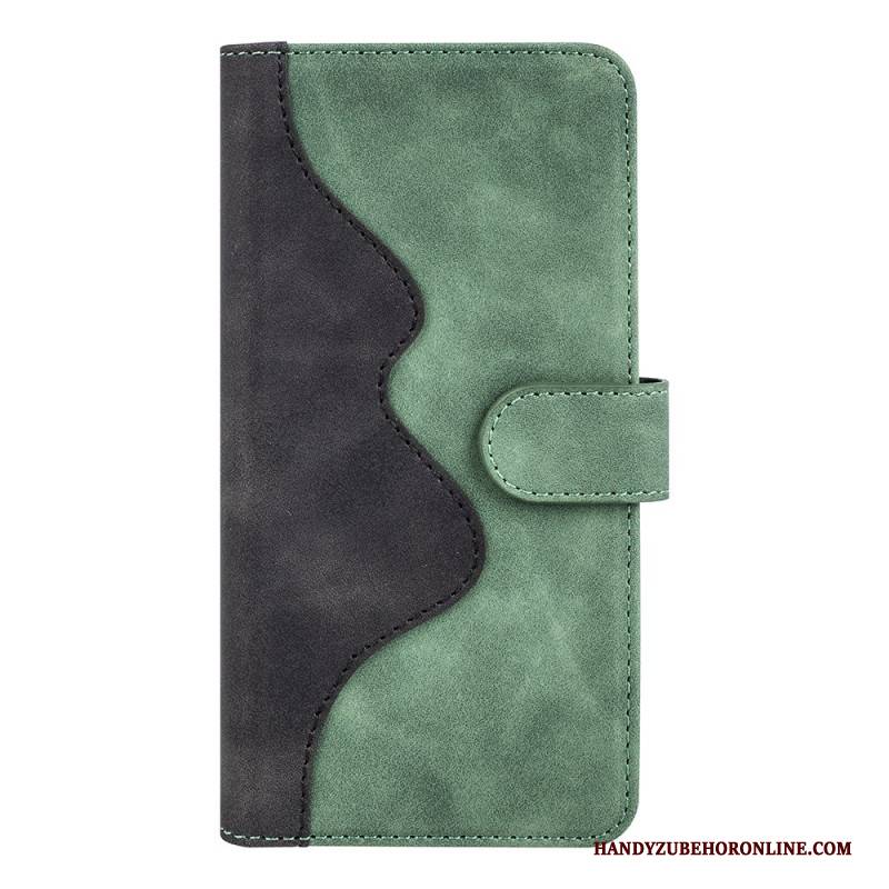 Lederhüllen Für Samsung Galaxy S26 Plus Zweifarbige Grafik