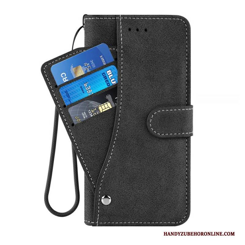 Lederhüllen Für Samsung Galaxy S26 Retro-geldbörse Mit Drehbarem Kartenhalter