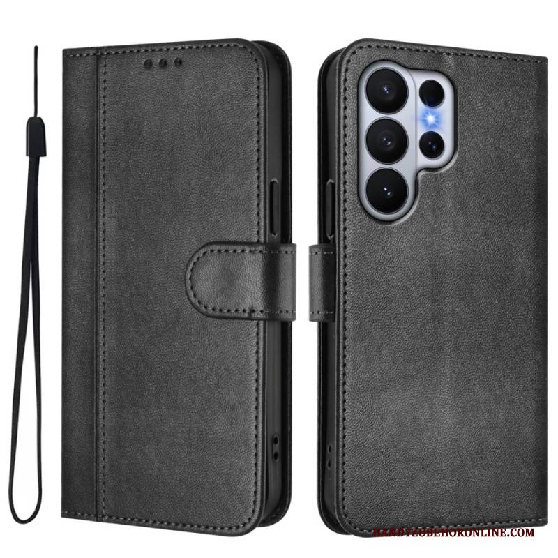 Lederhüllen Für Samsung Galaxy S26 Ultra Vintage-design