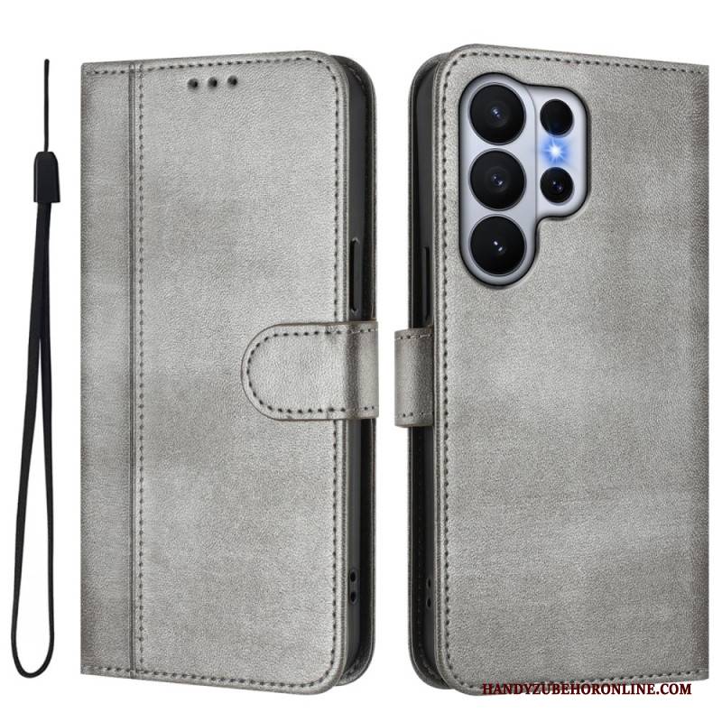 Lederhüllen Für Samsung Galaxy S26 Ultra Vintage-design