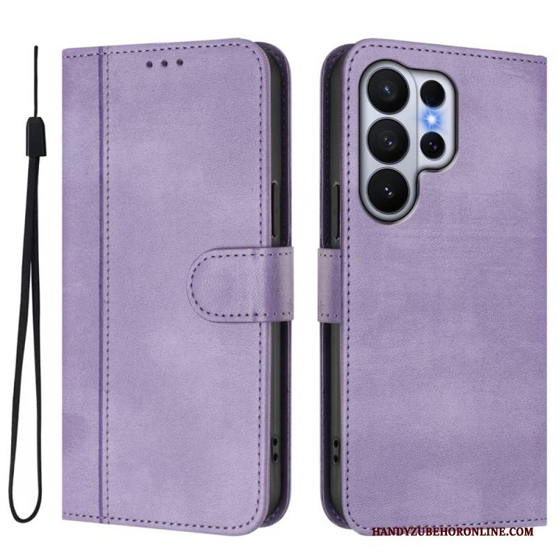 Lederhüllen Für Samsung Galaxy S26 Ultra Vintage-design