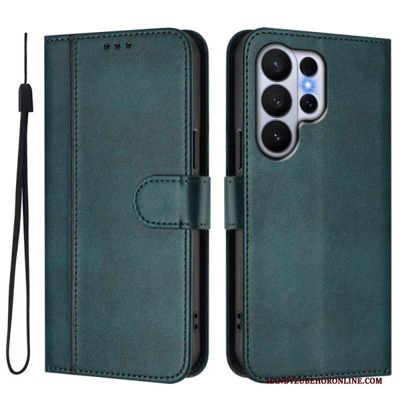 Lederhüllen Für Samsung Galaxy S26 Ultra Vintage-design