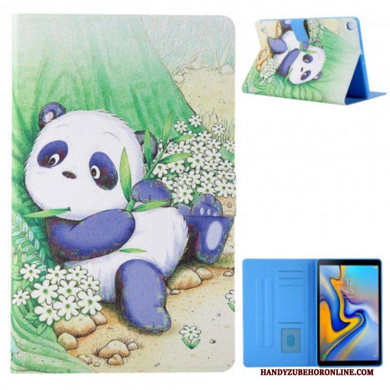 Lederhüllen Für Samsung Galaxy Tab A7 (2020) Süßer Panda