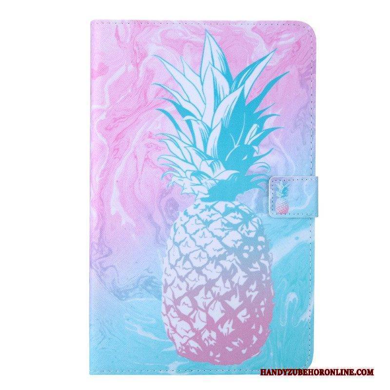 Lederhüllen Für Samsung Galaxy Tab A8 (2021) Ananas-design