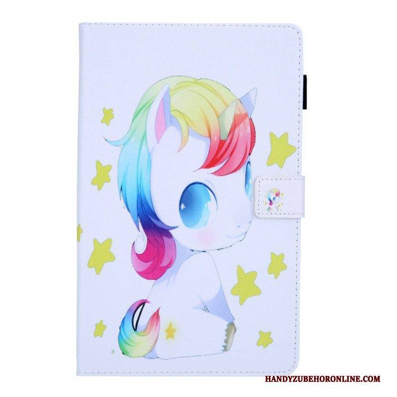 Lederhüllen Für Samsung Galaxy Tab A8 (2021) Einhorn