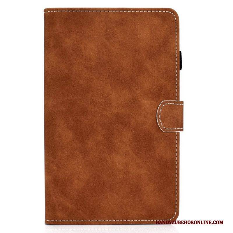 Lederhüllen Für Samsung Galaxy Tab A8 (2021) Vintage-design In Lederoptik