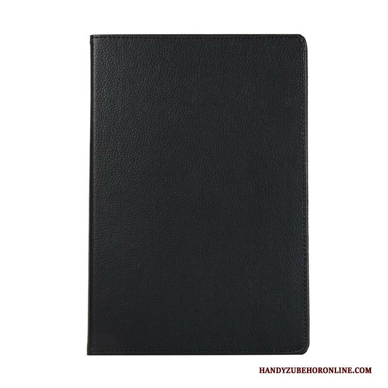 Lederhüllen Für Samsung Galaxy Tab S10 Fe Drehbare Litschi Aus Kunstleder