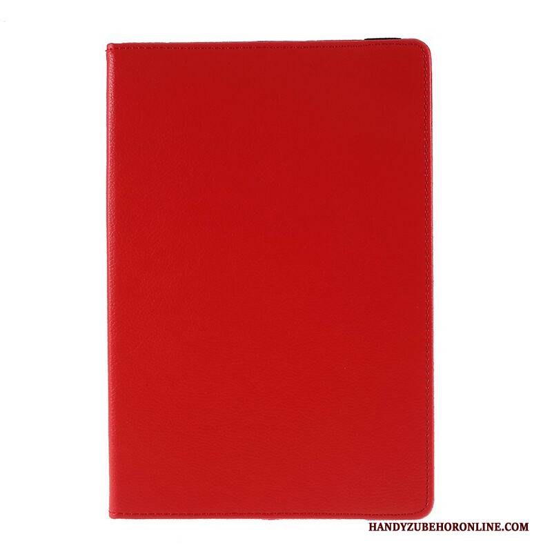 Lederhüllen Für Samsung Galaxy Tab S10 Fe Drehbare Litschi Aus Kunstleder