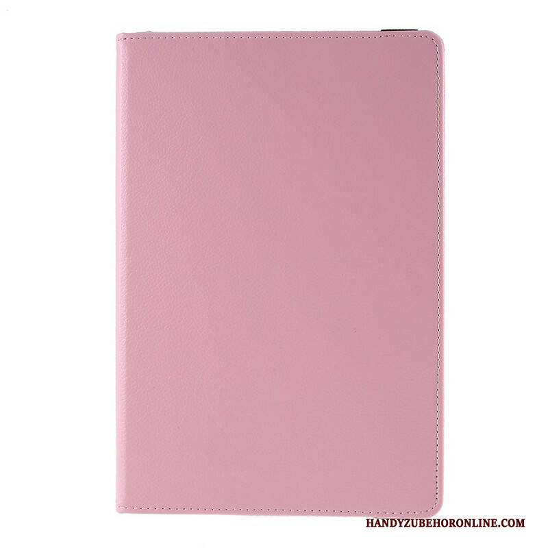 Lederhüllen Für Samsung Galaxy Tab S10 Fe Drehbare Litschi Aus Kunstleder