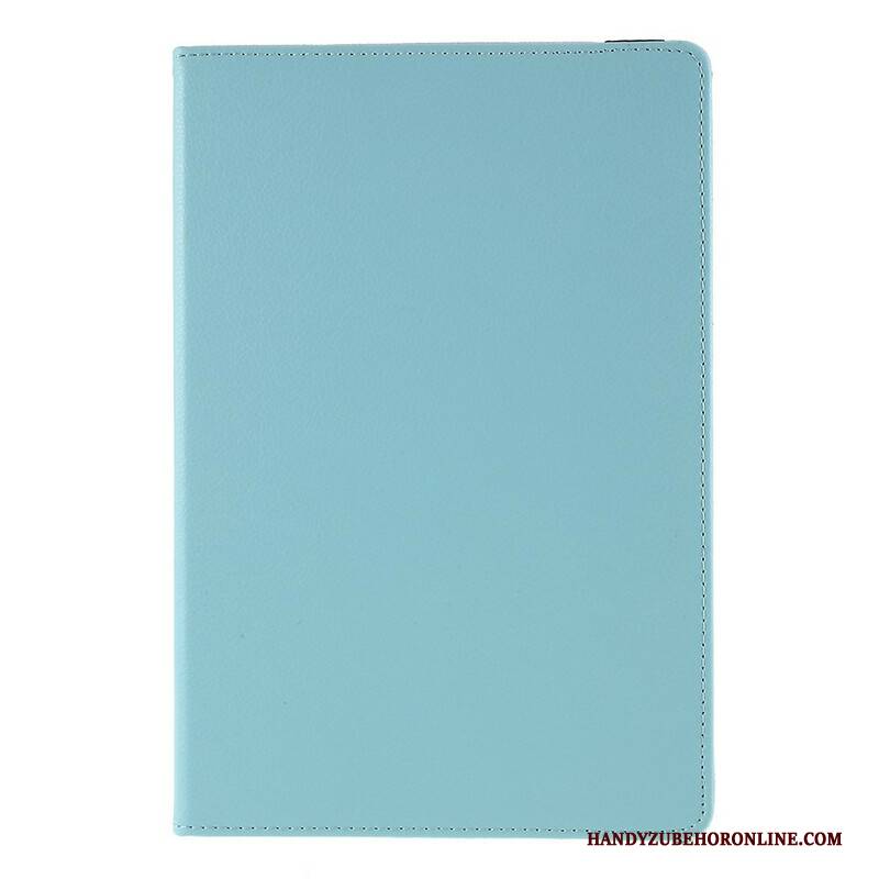 Lederhüllen Für Samsung Galaxy Tab S10 Fe Drehbare Litschi Aus Kunstleder