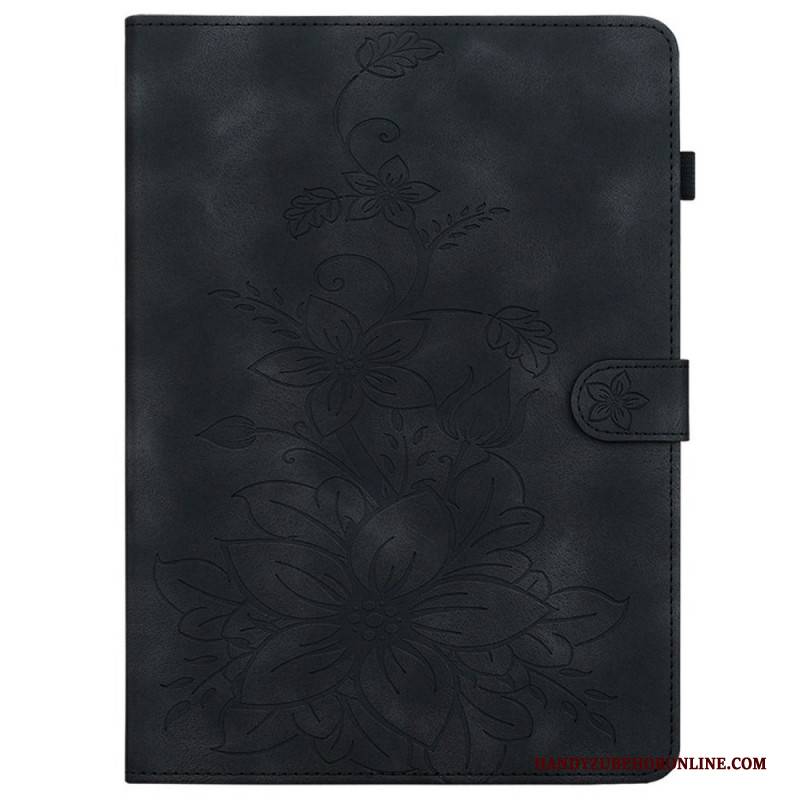 Lederhüllen Für Samsung Galaxy Tab S10 Fe Plus Lilie