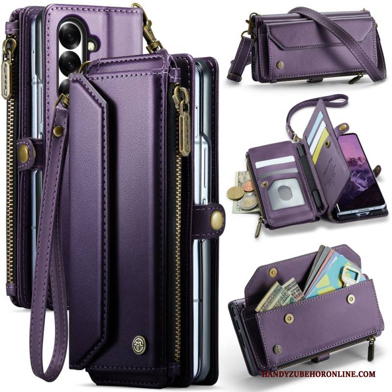 Lederhüllen Für Samsung Galaxy Z Fold 7 Caseme Brieftasche