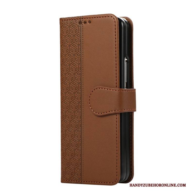 Lederhüllen Für Samsung Galaxy Z Fold 7 Diamant-design