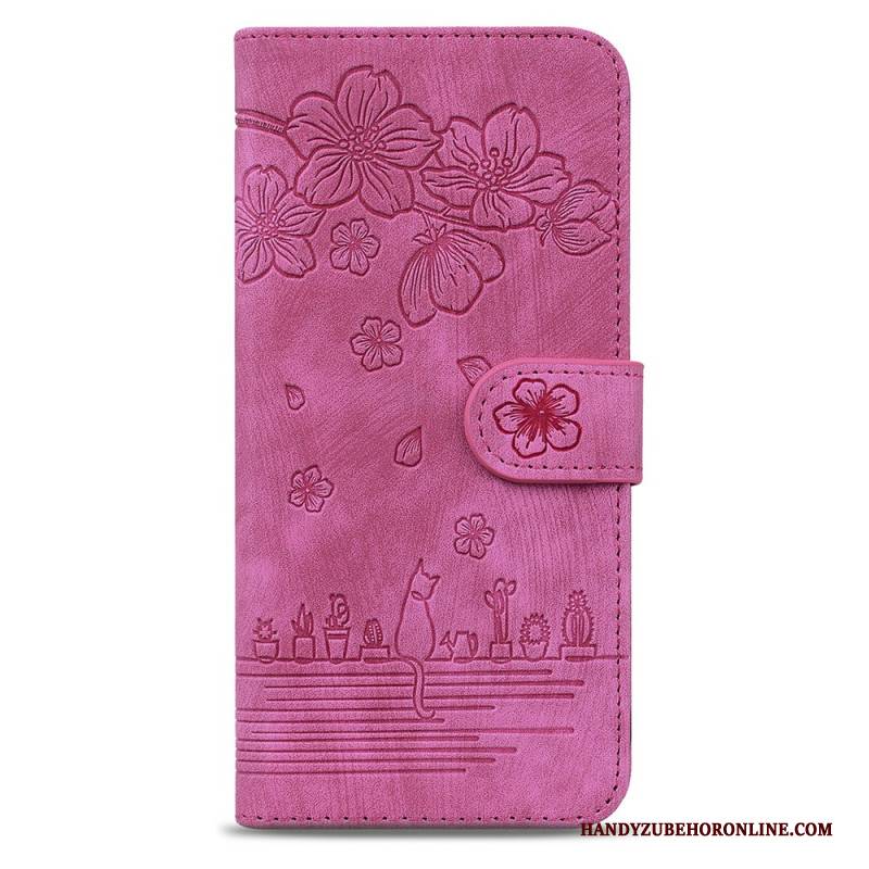 Lederhüllen Für Samsung Galaxy Z Fold 7 Katzenmotiv