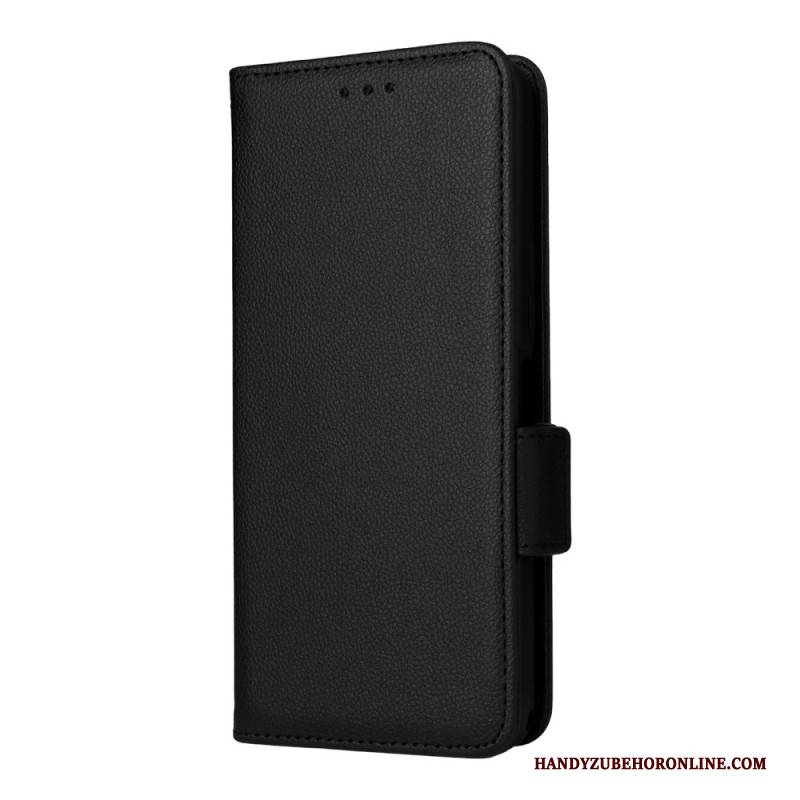 Lederhüllen Für Sony Xperia 1 Vii Litschi-textur Mit Riemen