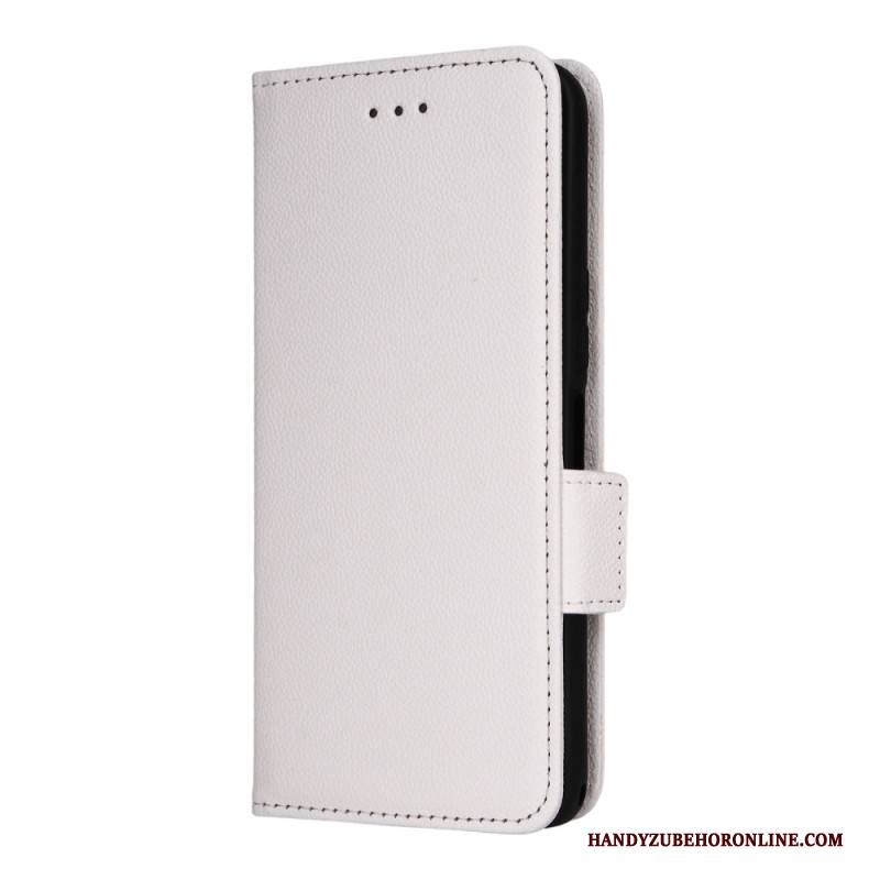 Lederhüllen Für Sony Xperia 1 Vii Litschi-textur Mit Riemen