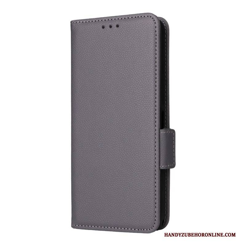 Lederhüllen Für Sony Xperia 1 Vii Litschi-textur Mit Riemen